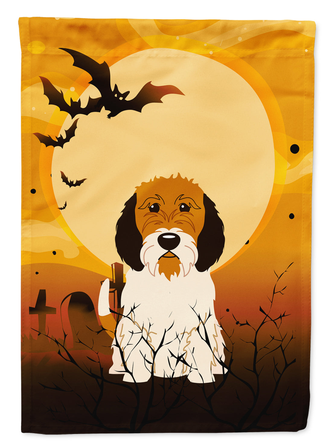 Halloween Petit Basset Griffon Veenden Flag Garden Size BB4345GF  the-store.com.