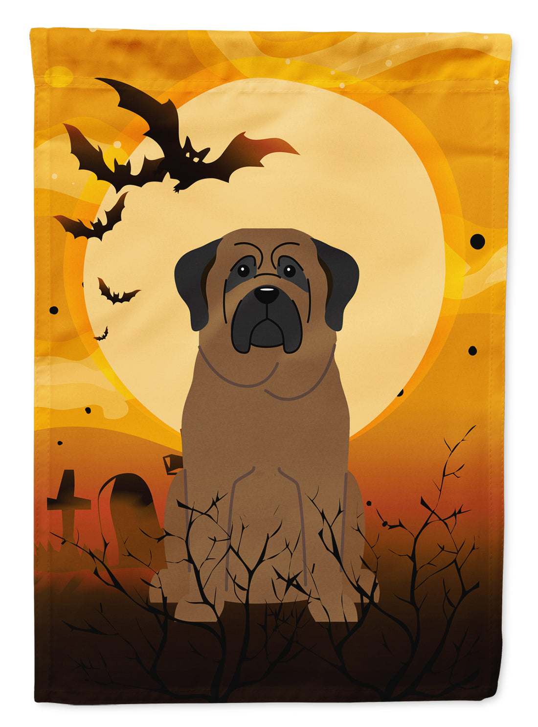 Halloween Bullmastiff Flag Garden Size BB4350GF  the-store.com.