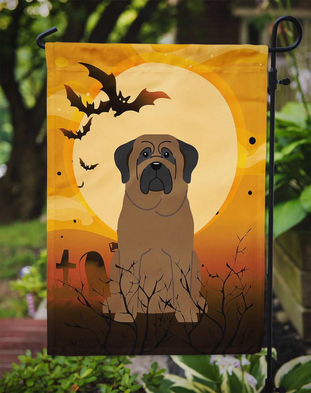 Halloween Bullmastiff Flag Garden Size BB4350GF  the-store.com.