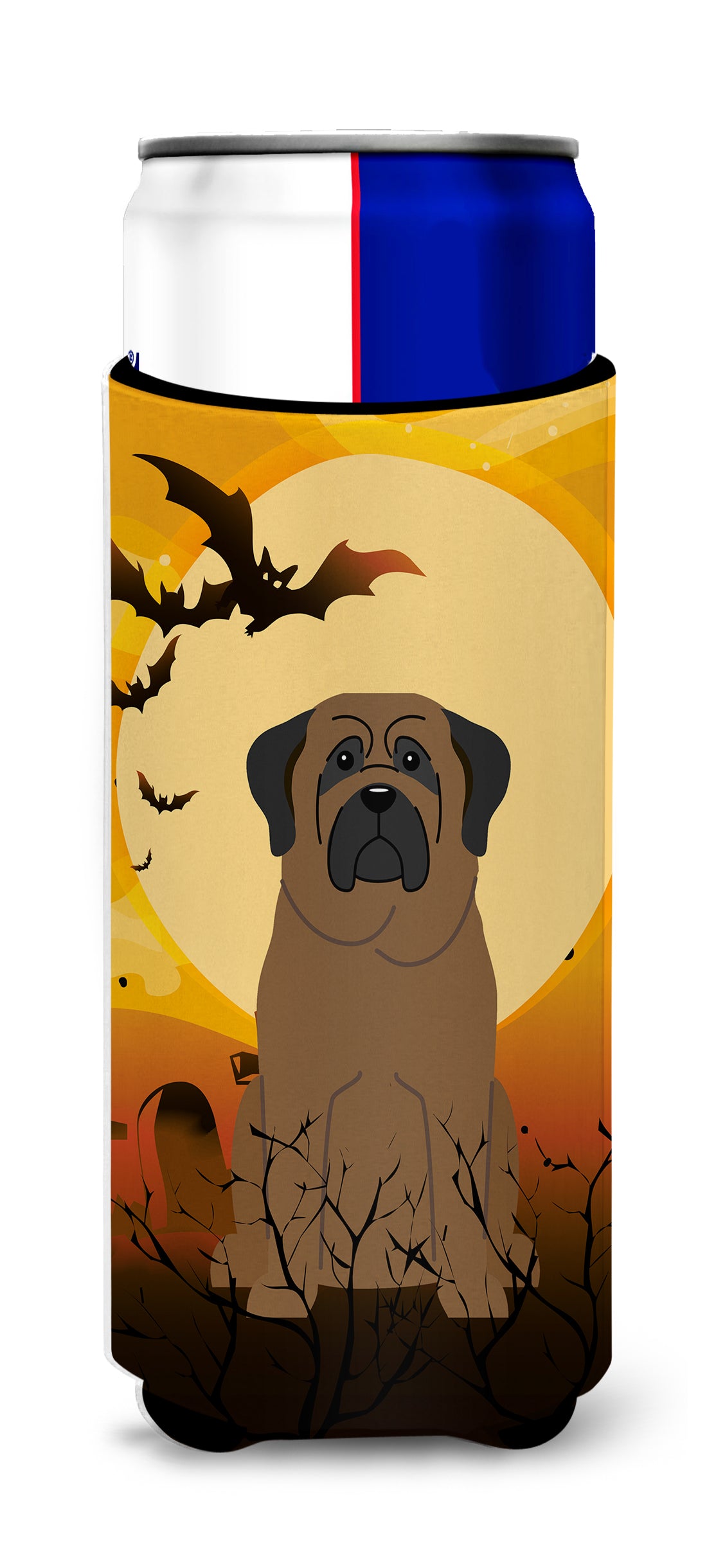 Halloween Bullmastiff  Ultra Hugger for slim cans BB4350MUK  the-store.com.