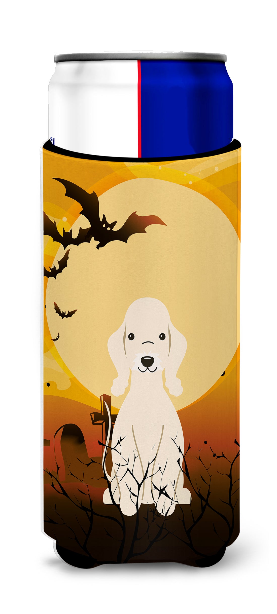 Halloween Bedlington Terrier Sandy  Ultra Hugger for slim cans BB4357MUK  the-store.com.