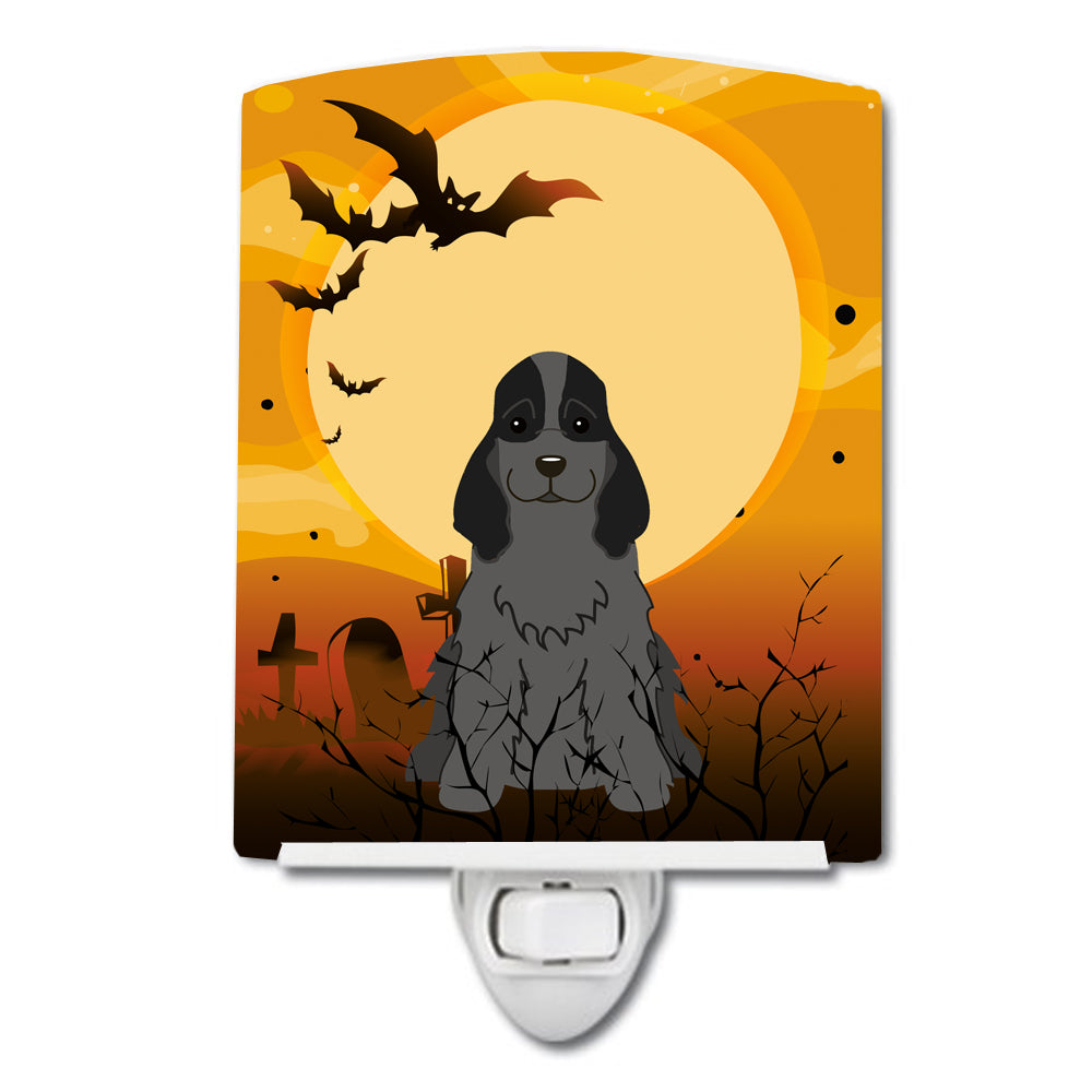 Halloween Cocker Spaniel Black Ceramic Night Light BB4358CNL - the-store.com