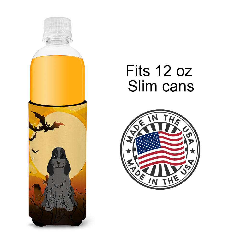 Halloween Cocker Spaniel Black  Ultra Hugger for slim cans BB4358MUK  the-store.com.