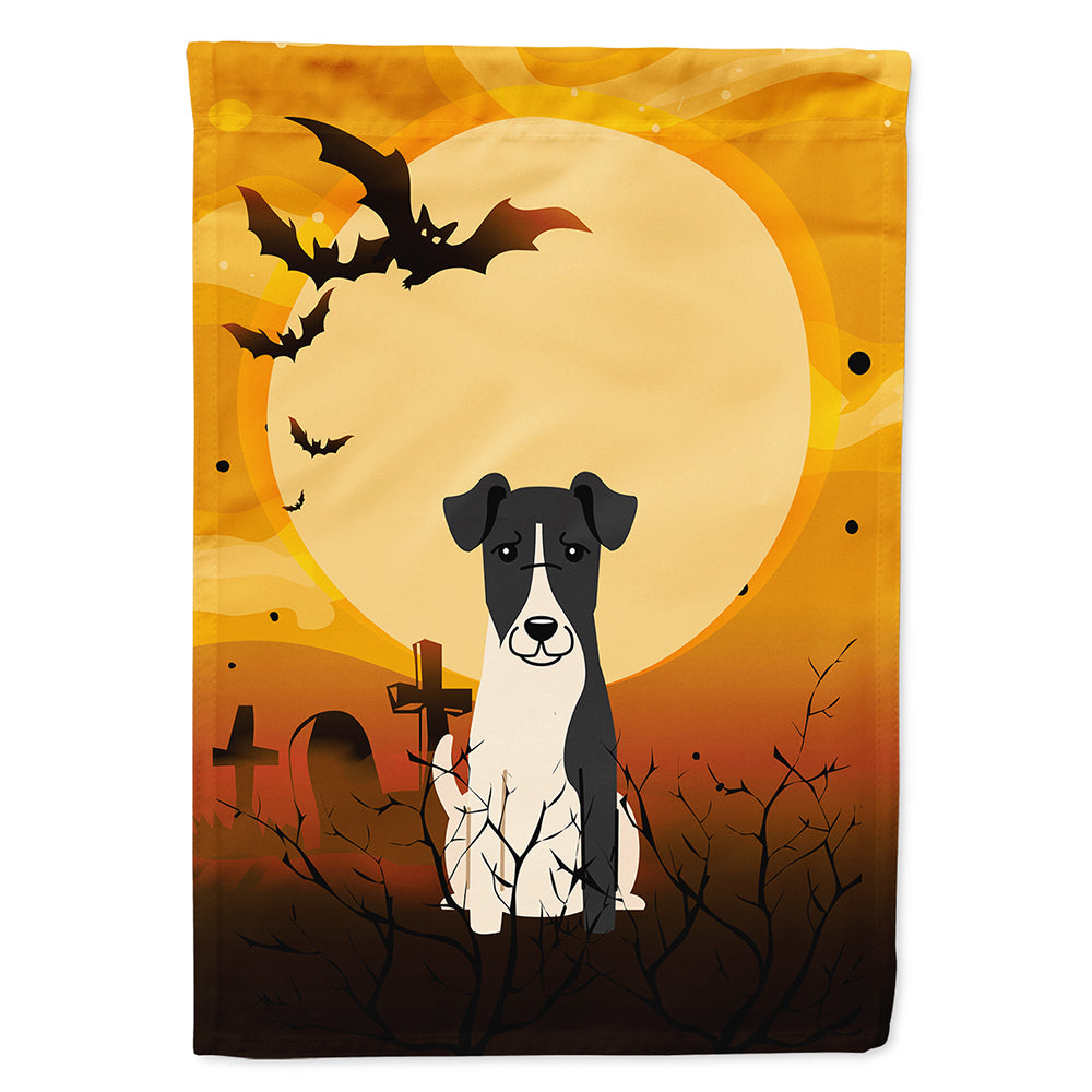 Halloween Smooth Fox Terrier Flag Canvas House Size BB4364CHF  the-store.com.