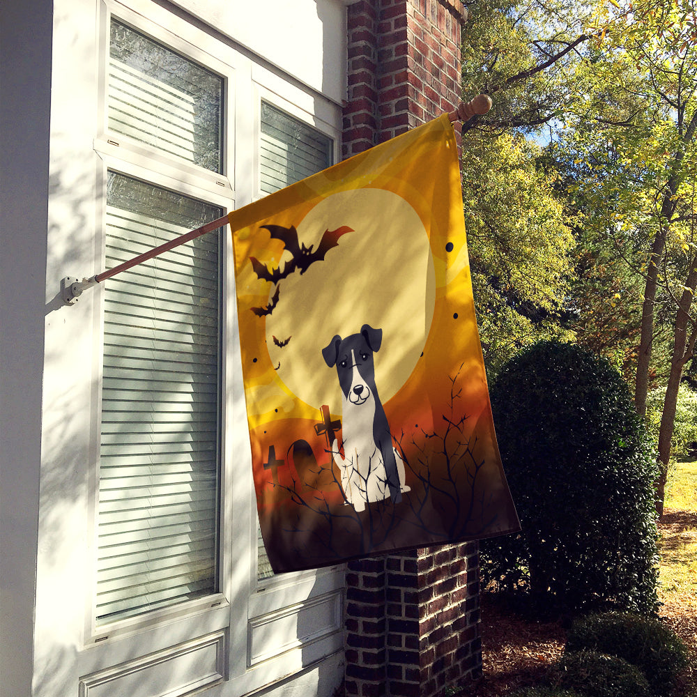 Halloween Smooth Fox Terrier Flag Canvas House Size BB4364CHF  the-store.com.