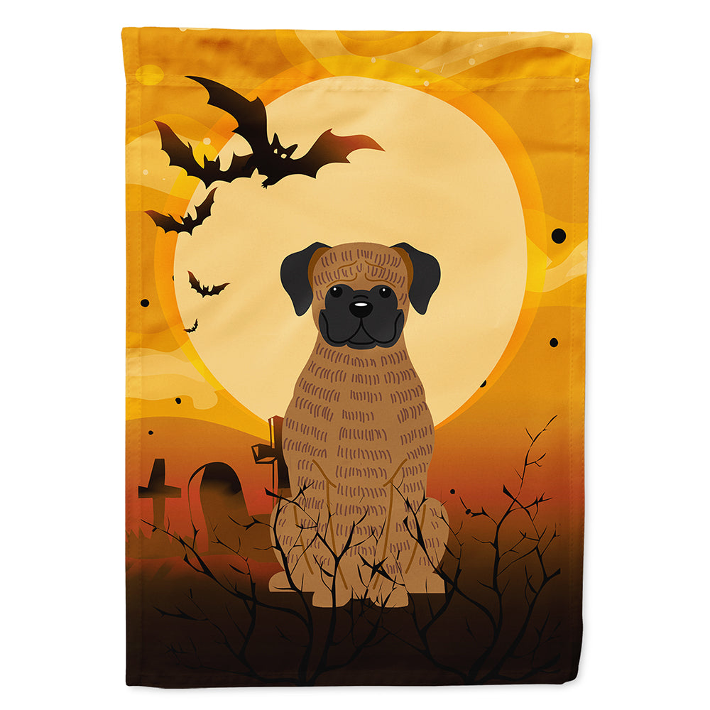 Halloween Brindle Boxer Flag Canvas House Size BB4383CHF  the-store.com.