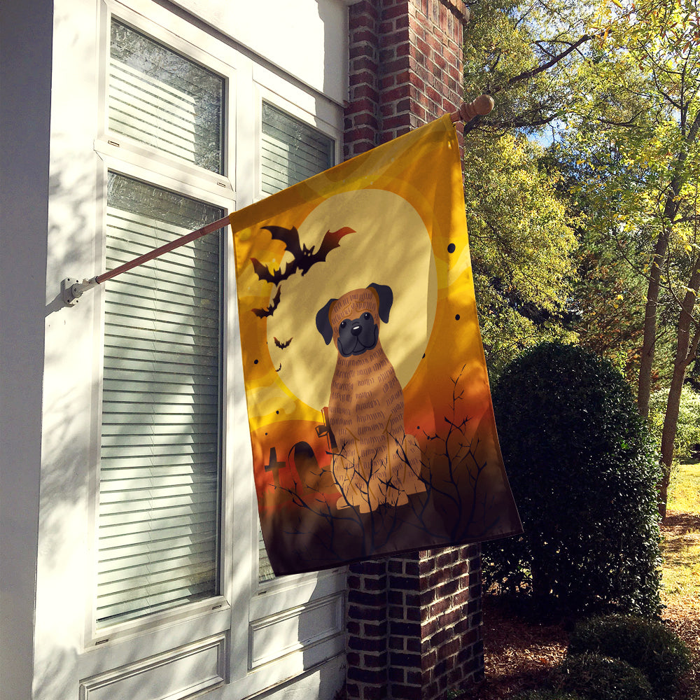 Halloween Brindle Boxer Flag Canvas House Size BB4383CHF  the-store.com.