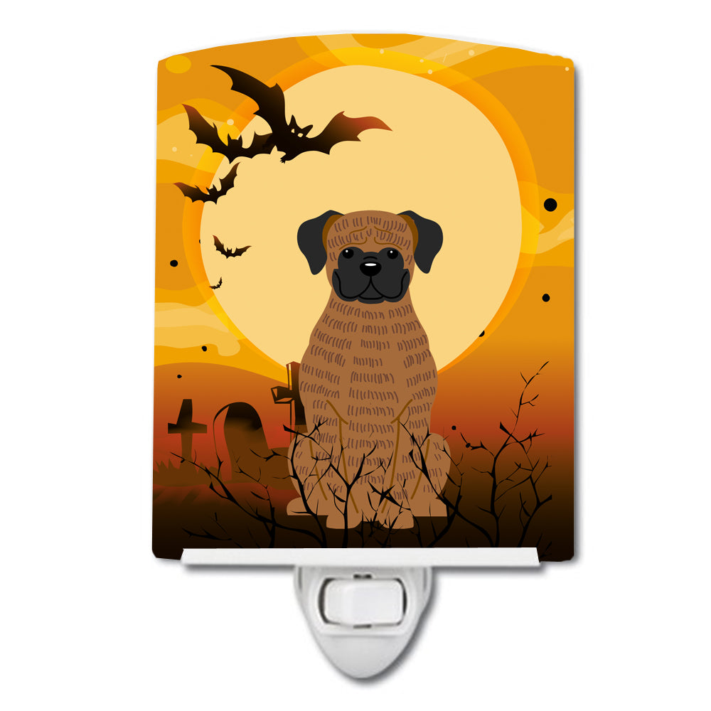 Halloween Brindle Boxer Ceramic Night Light BB4383CNL - the-store.com