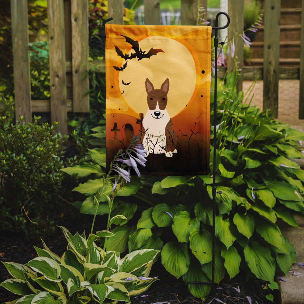 Halloween Bull Terrier Brindle Flag Garden Size BB4403GF  the-store.com.