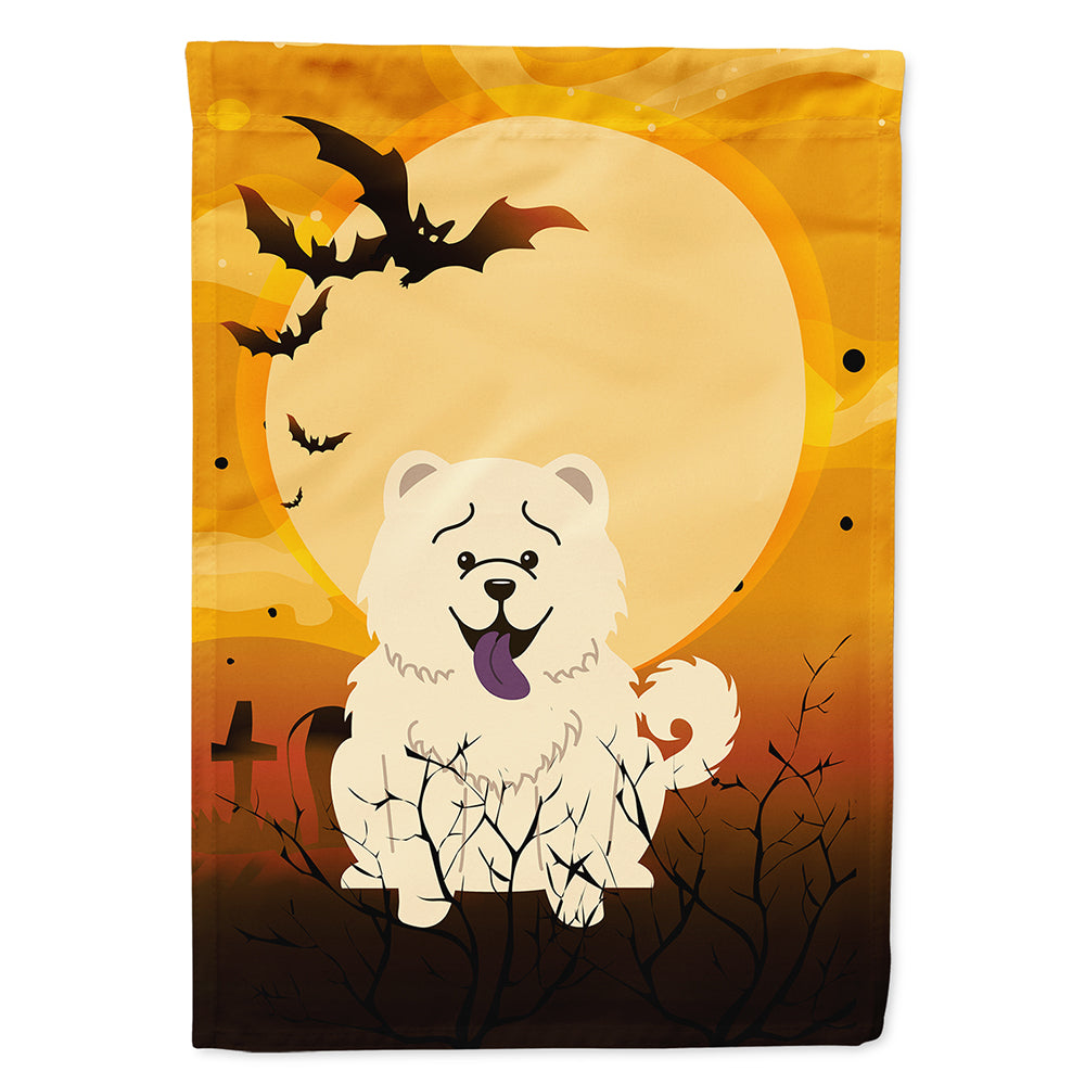 Halloween Chow Chow White Flag Canvas House Size BB4406CHF  the-store.com.