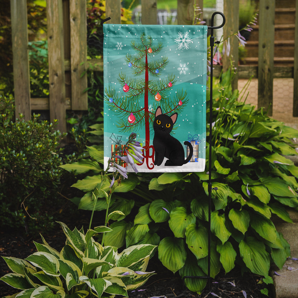 Bombay Cat Merry Christmas Tree Flag Garden Size BB4417GF  the-store.com.