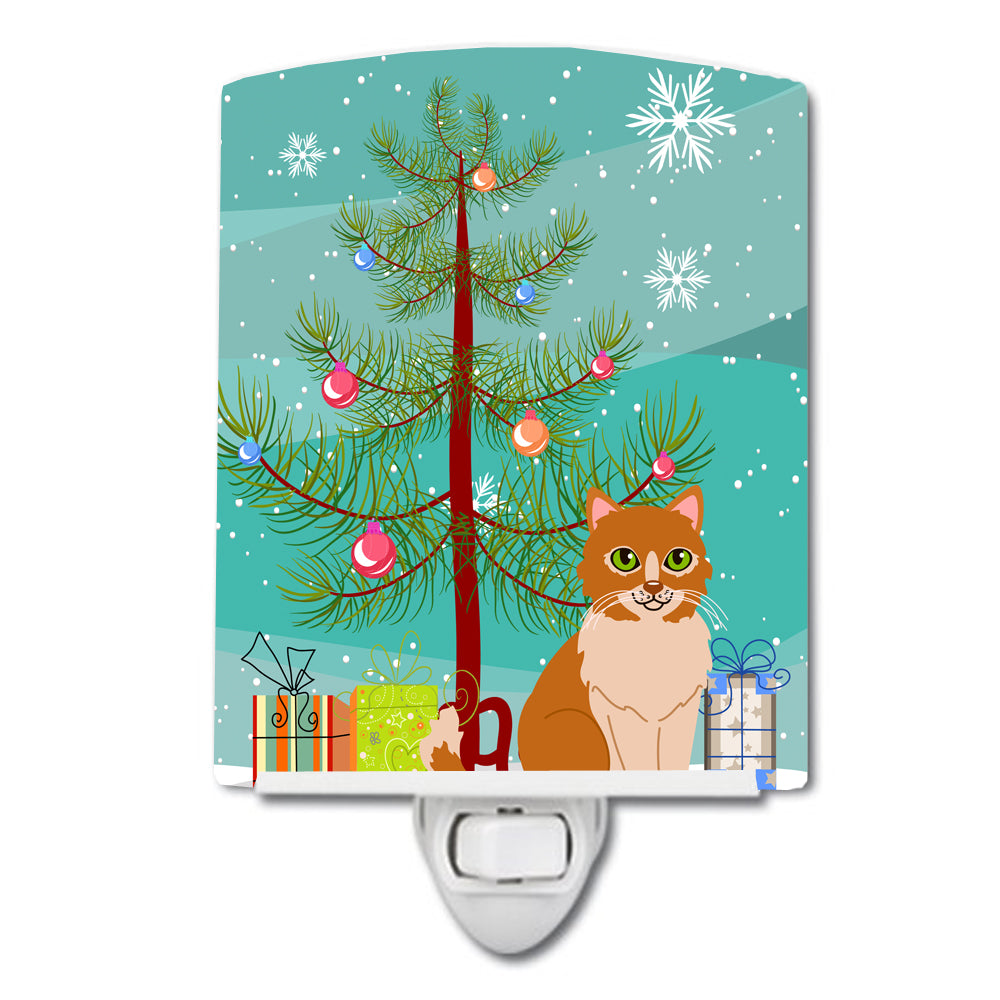 Merry Christmas Tree Ural Rex Cat Ceramic Night Light BB4435CNL - the-store.com