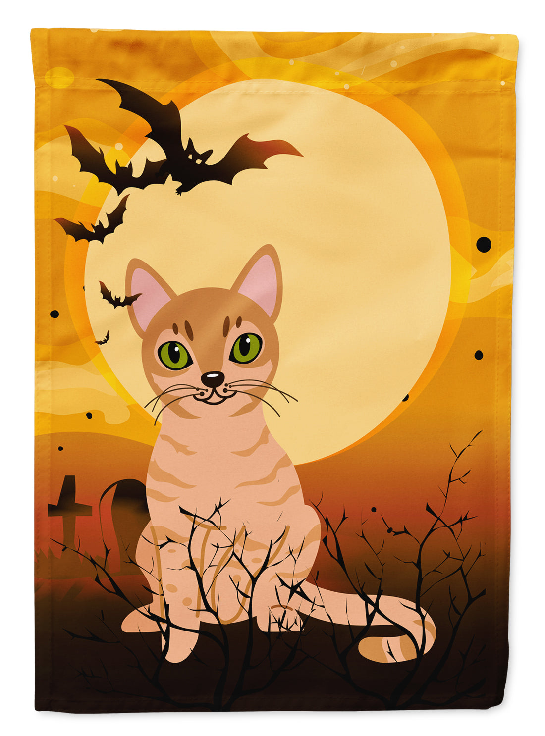 Halloween Australian Mist Cat Flag Garden Size BB4440GF  the-store.com.