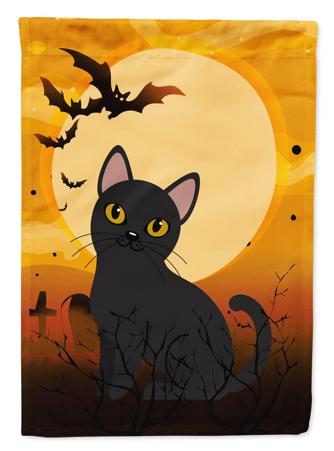 Halloween Bombay Cat Flag Garden Size BB4442GF  the-store.com.