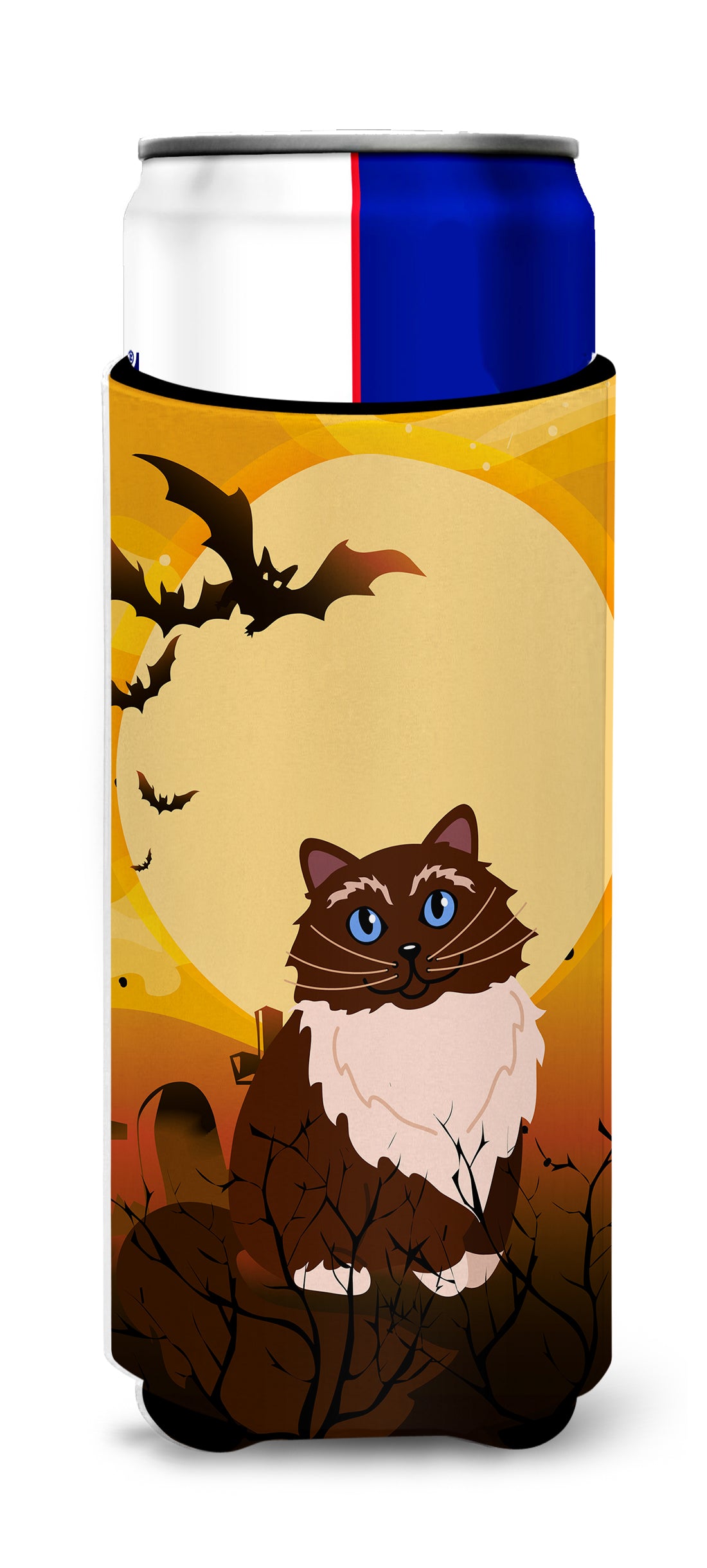 Halloween Himalayan Cat  Ultra Hugger for slim cans BB4446MUK  the-store.com.