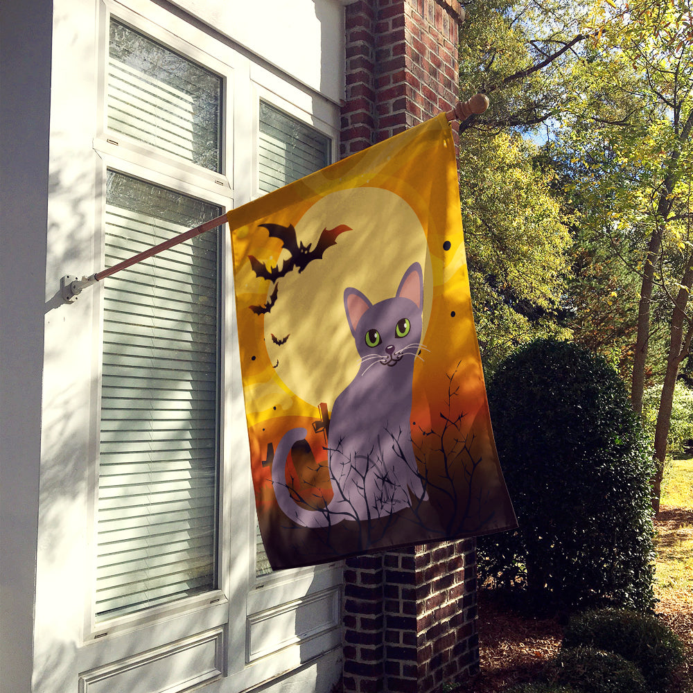 Halloween Korat Cat Flag Canvas House Size BB4447CHF  the-store.com.