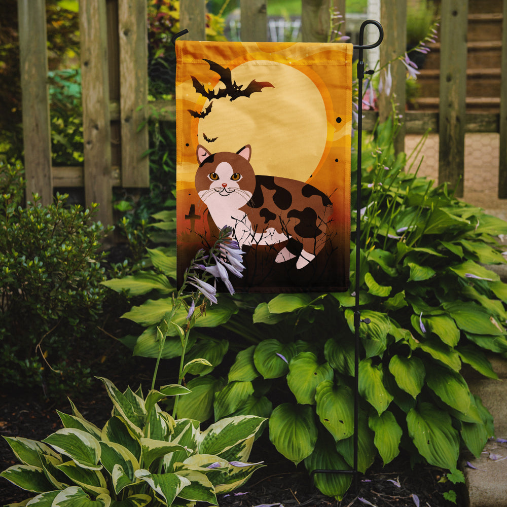 Halloween Manx Cat Flag Garden Size BB4449GF  the-store.com.