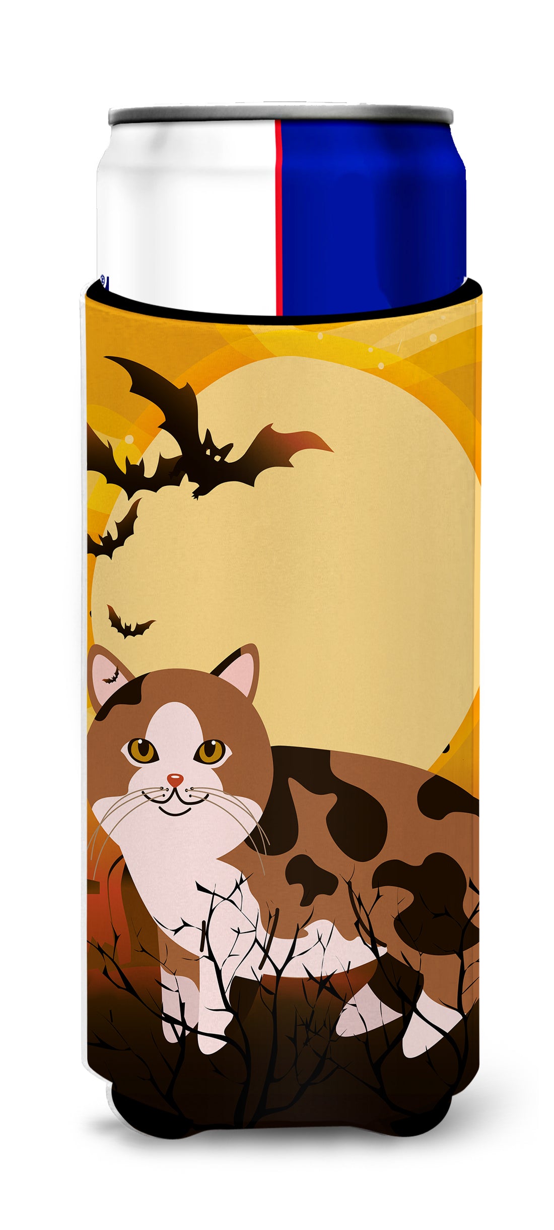 Halloween Manx Cat  Ultra Hugger for slim cans BB4449MUK  the-store.com.