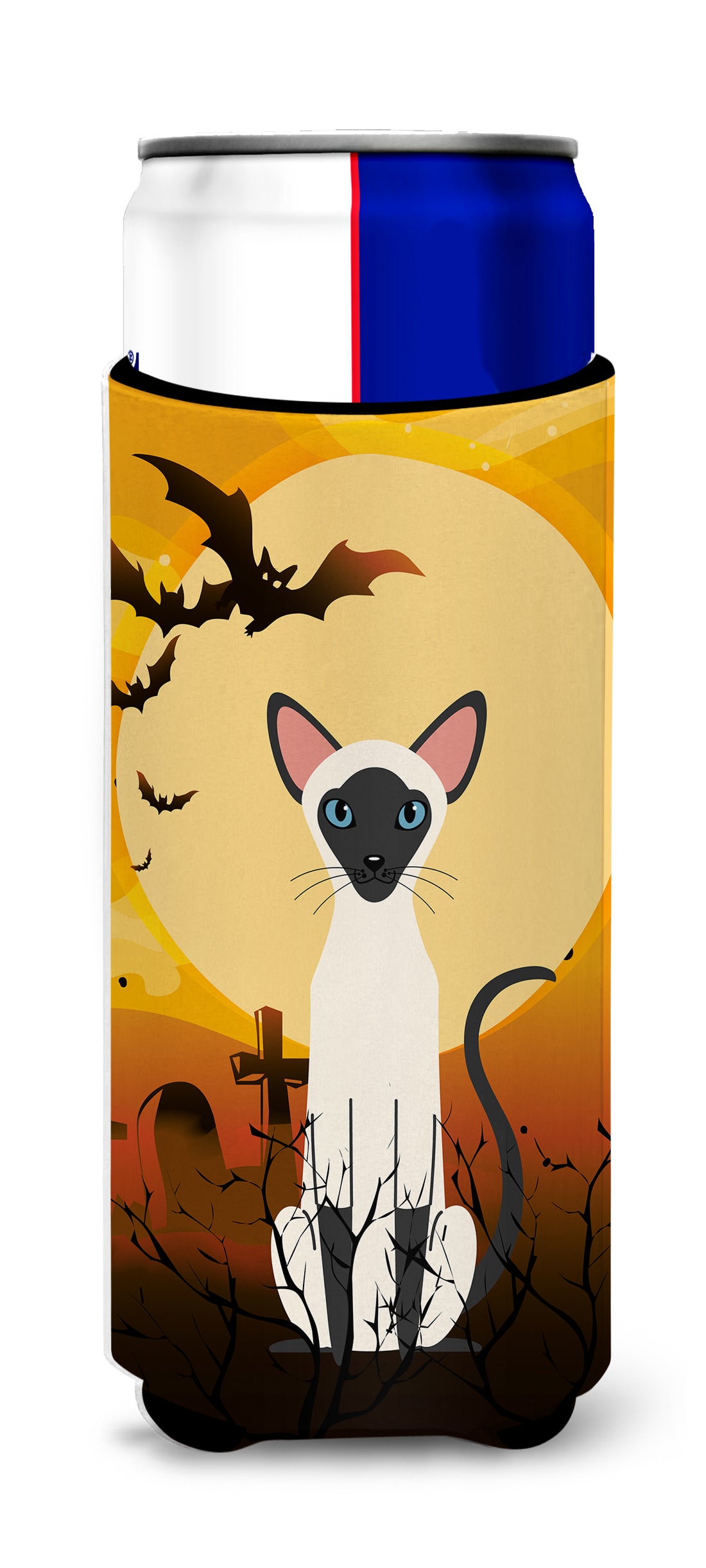 Halloween Siamese Cat  Ultra Hugger for slim cans BB4454MUK  the-store.com.