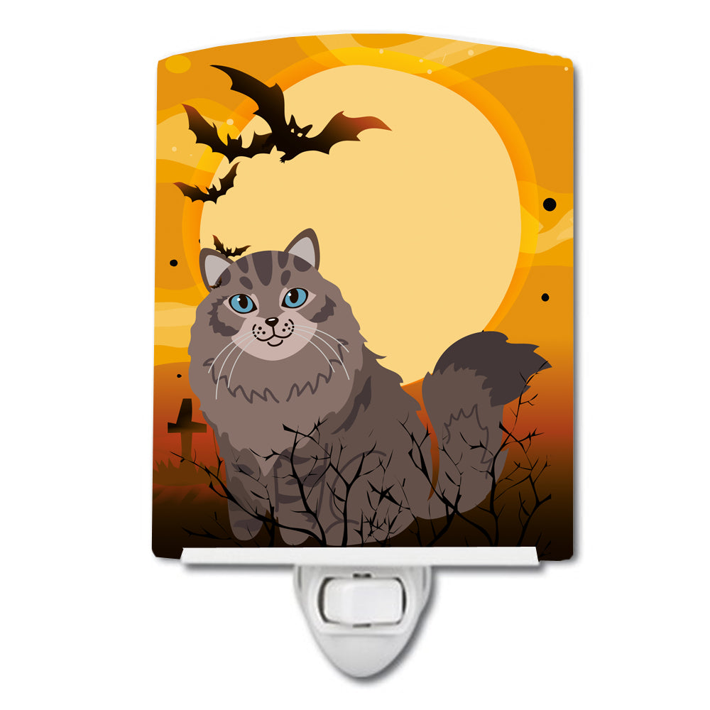 Halloween Siberian Cat Ceramic Night Light BB4455CNL - the-store.com