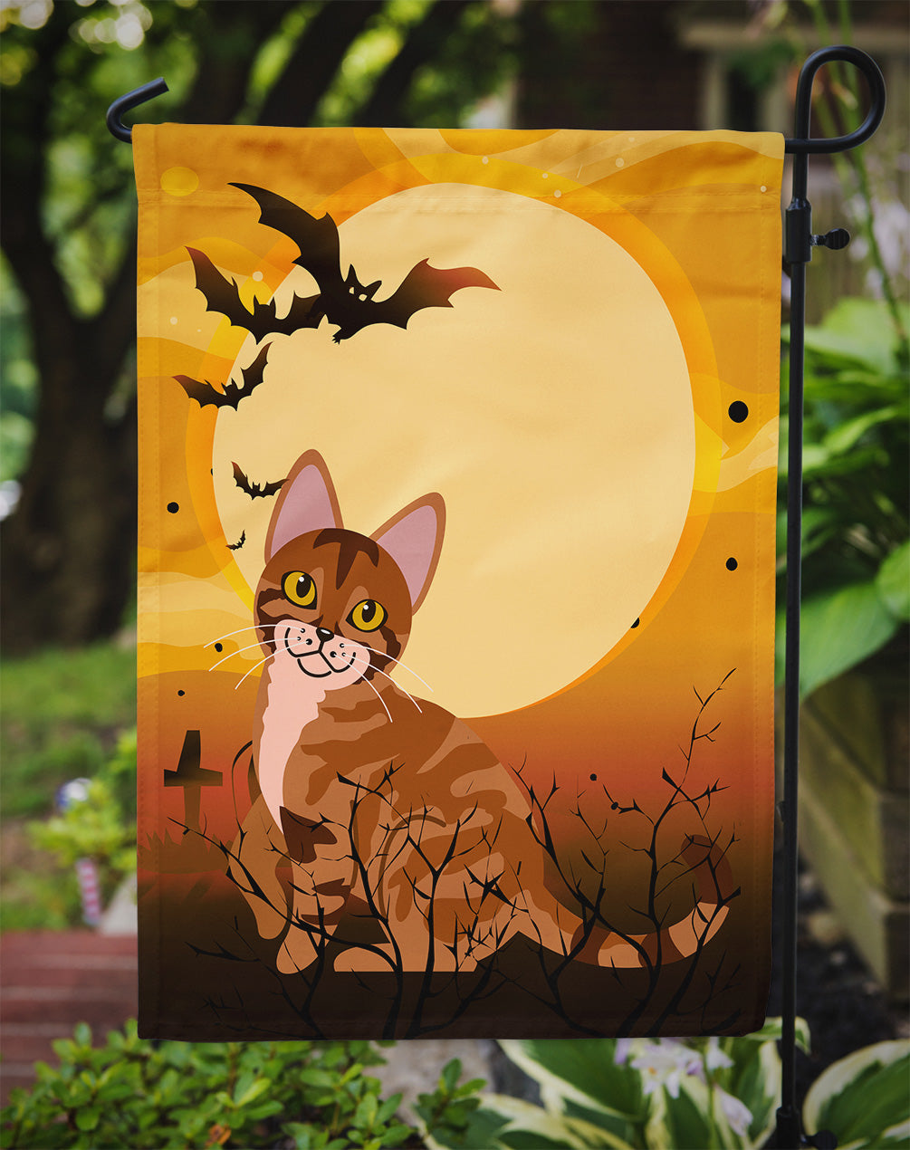 Halloween Sokoke Cat Flag Garden Size BB4456GF  the-store.com.