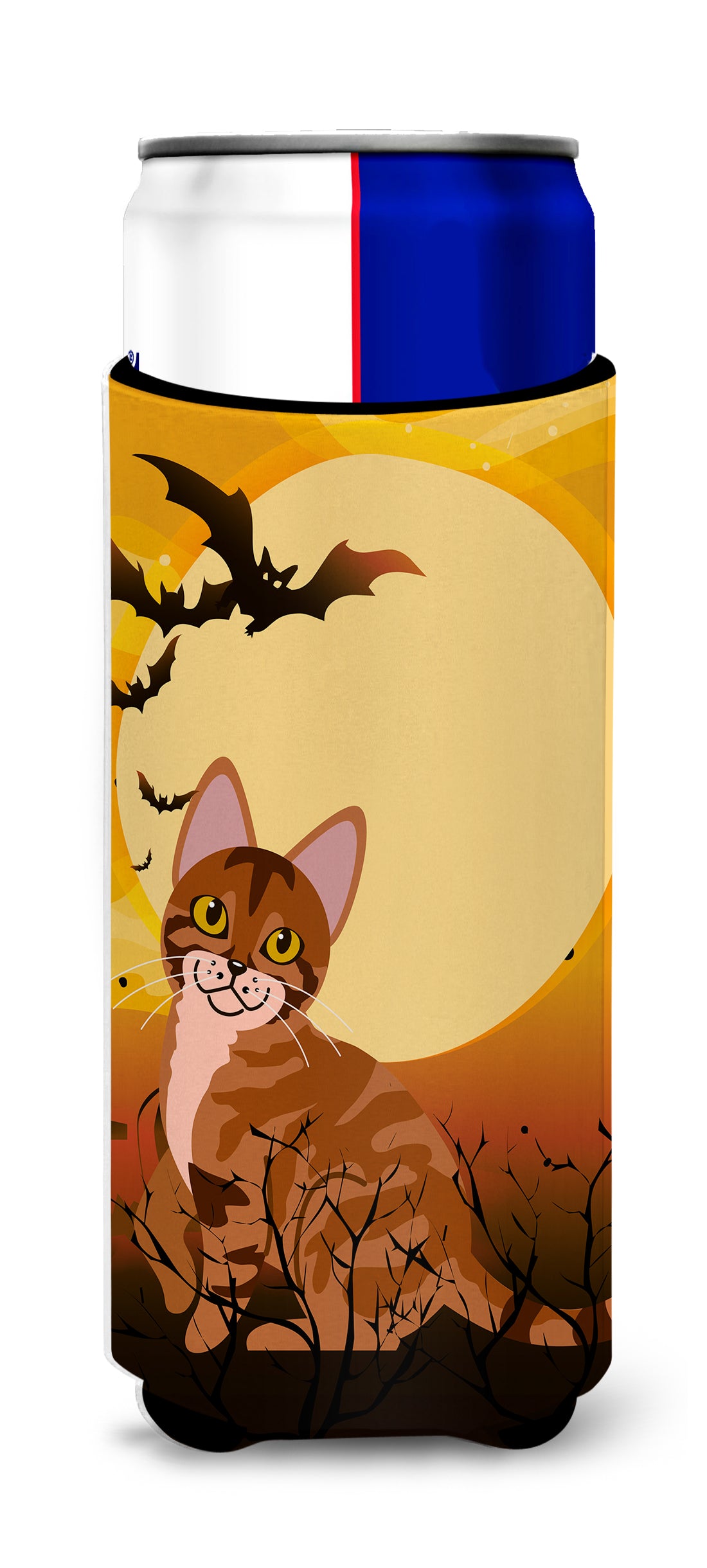 Halloween Sokoke Cat  Ultra Hugger for slim cans BB4456MUK  the-store.com.