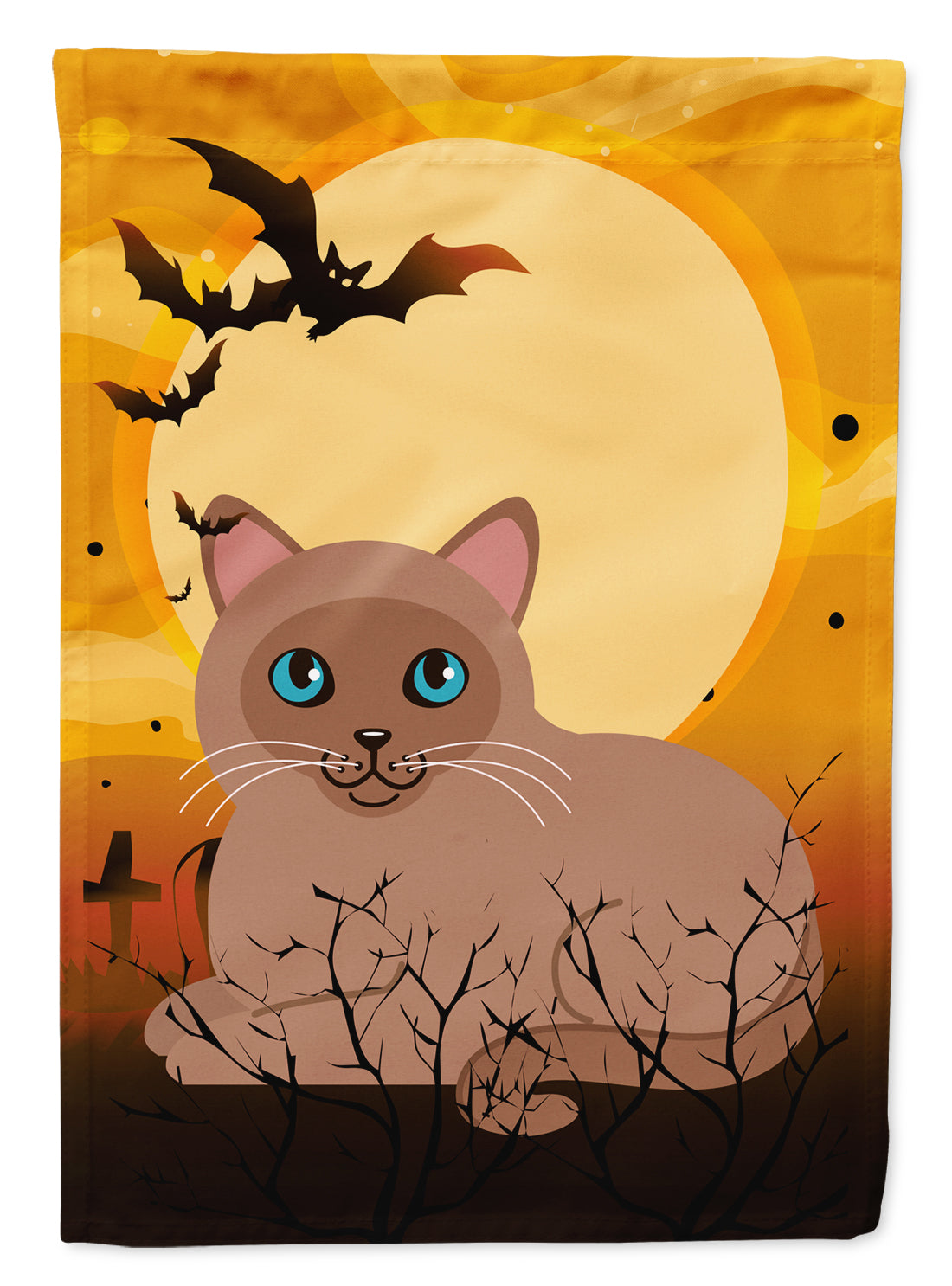 Halloween Tonkinese Cat Flag Garden Size BB4458GF  the-store.com.