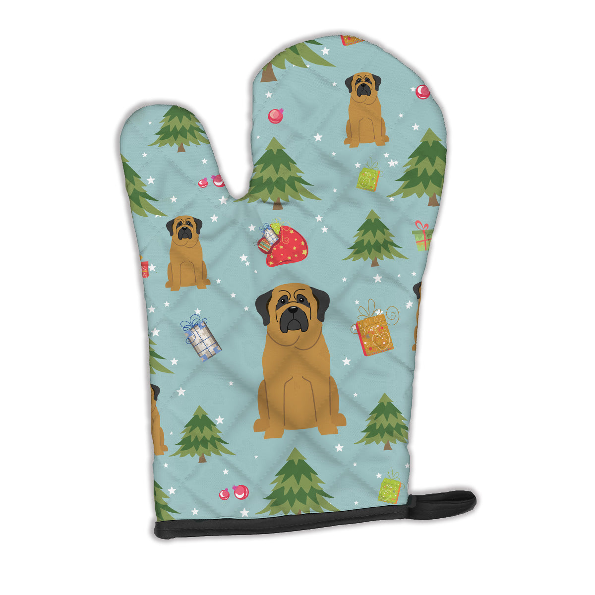 Christmas Mastiff Oven Mitt BB4678OVMT  the-store.com.