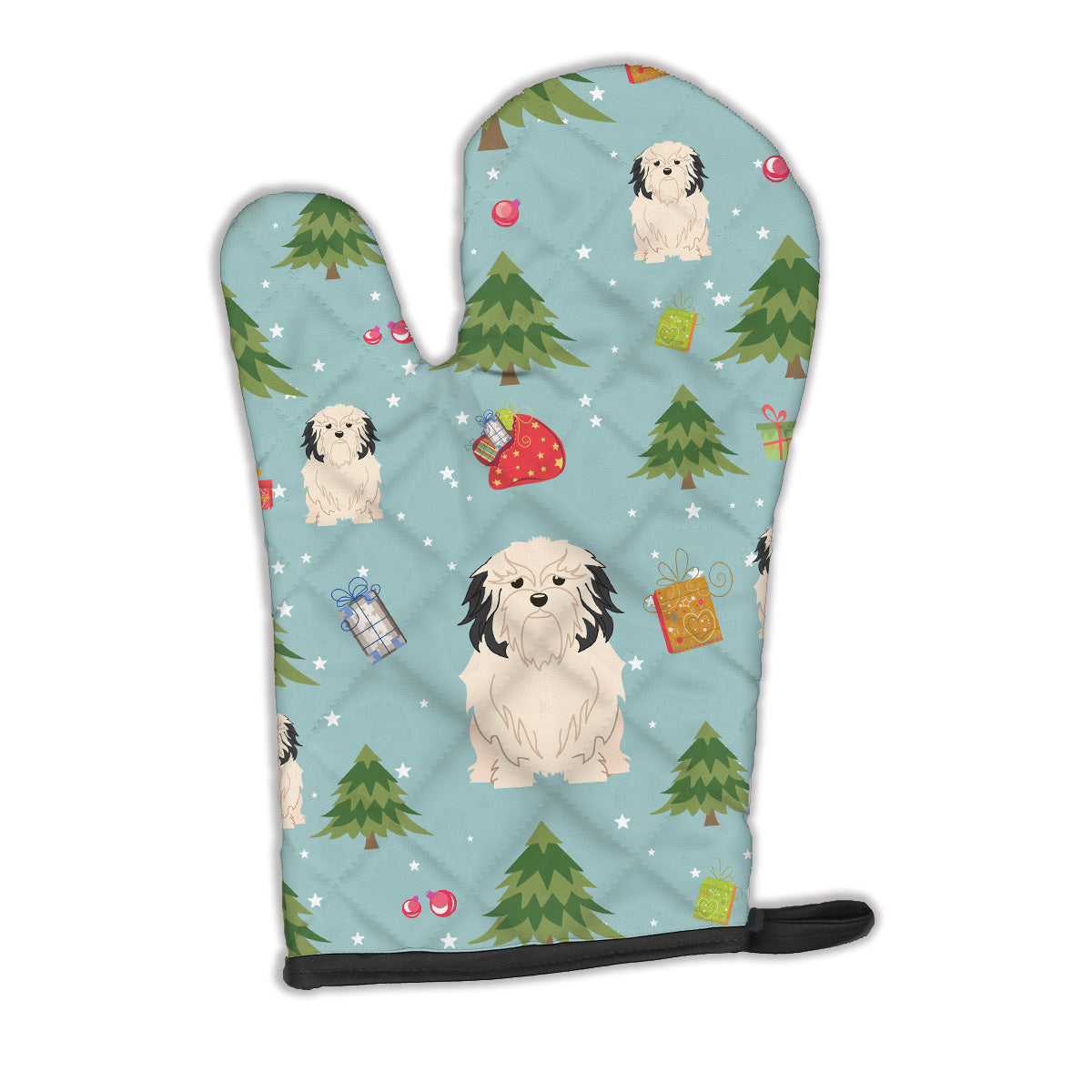 Christmas Lowchen Oven Mitt BB4679OVMT  the-store.com.