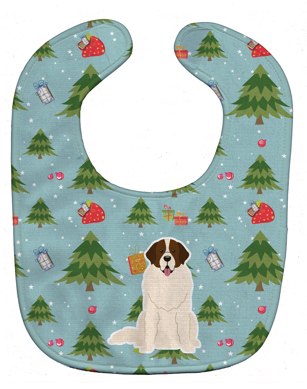 Christmas Moscow Watchdog Baby Bib BB4687BIB - the-store.com