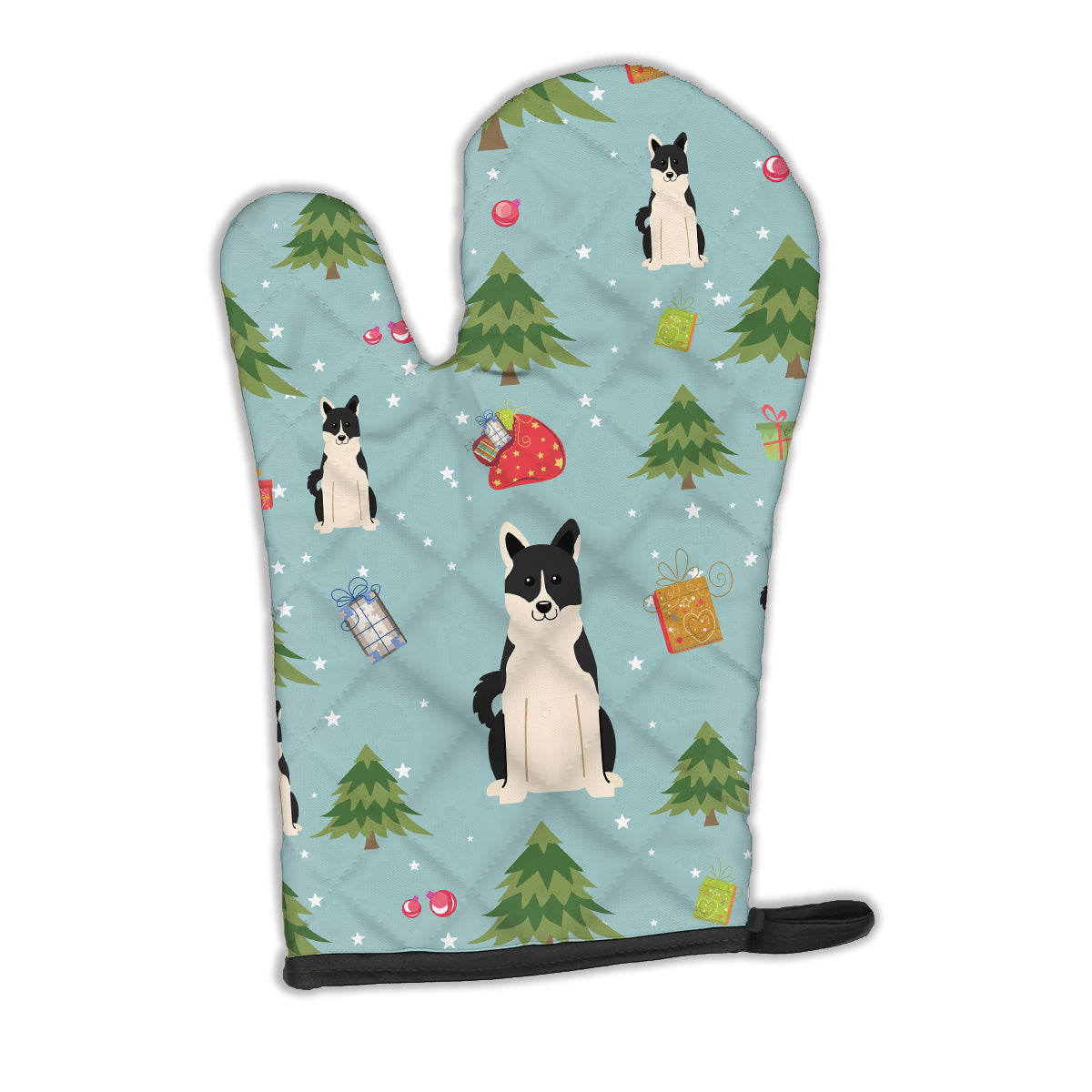 Christmas Russo-European Laika Spitz Oven Mitt BB4689OVMT  the-store.com.