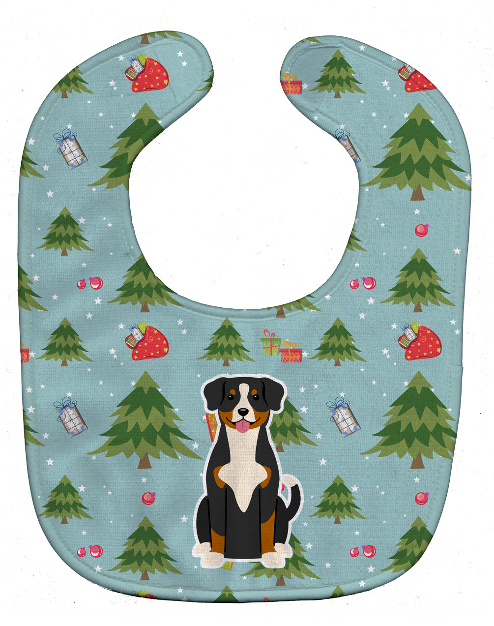 Christmas Entlebucher Baby Bib BB4698BIB - the-store.com