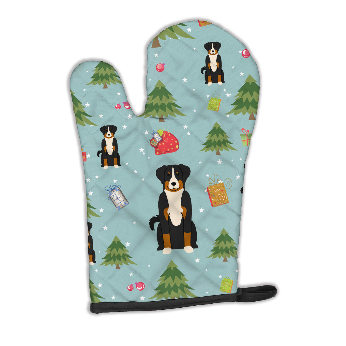 Christmas Appenzeller Sennenhund Oven Mitt BB4703OVMT  the-store.com.