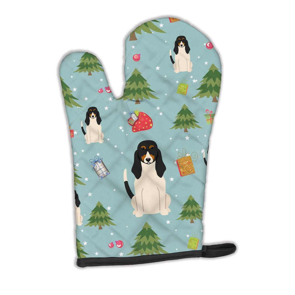 Christmas Swiss Hound Oven Mitt BB4704OVMT  the-store.com.