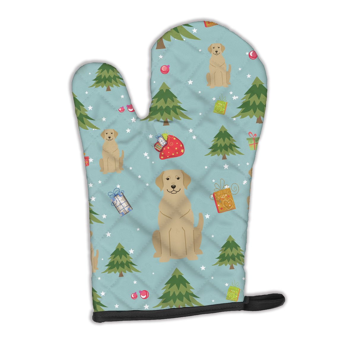 Christmas Yellow Labrador Oven Mitt BB4715OVMT  the-store.com.