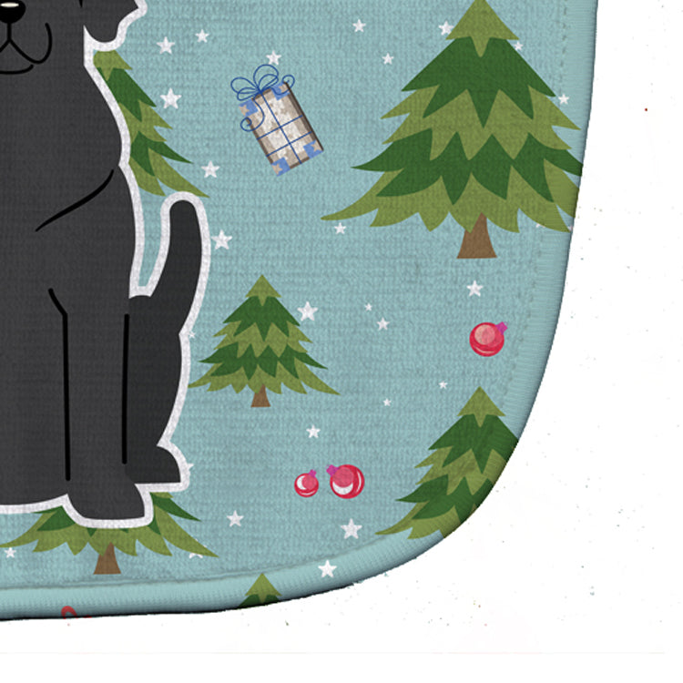 Christmas Black Labrador Baby Bib BB4717BIB - the-store.com