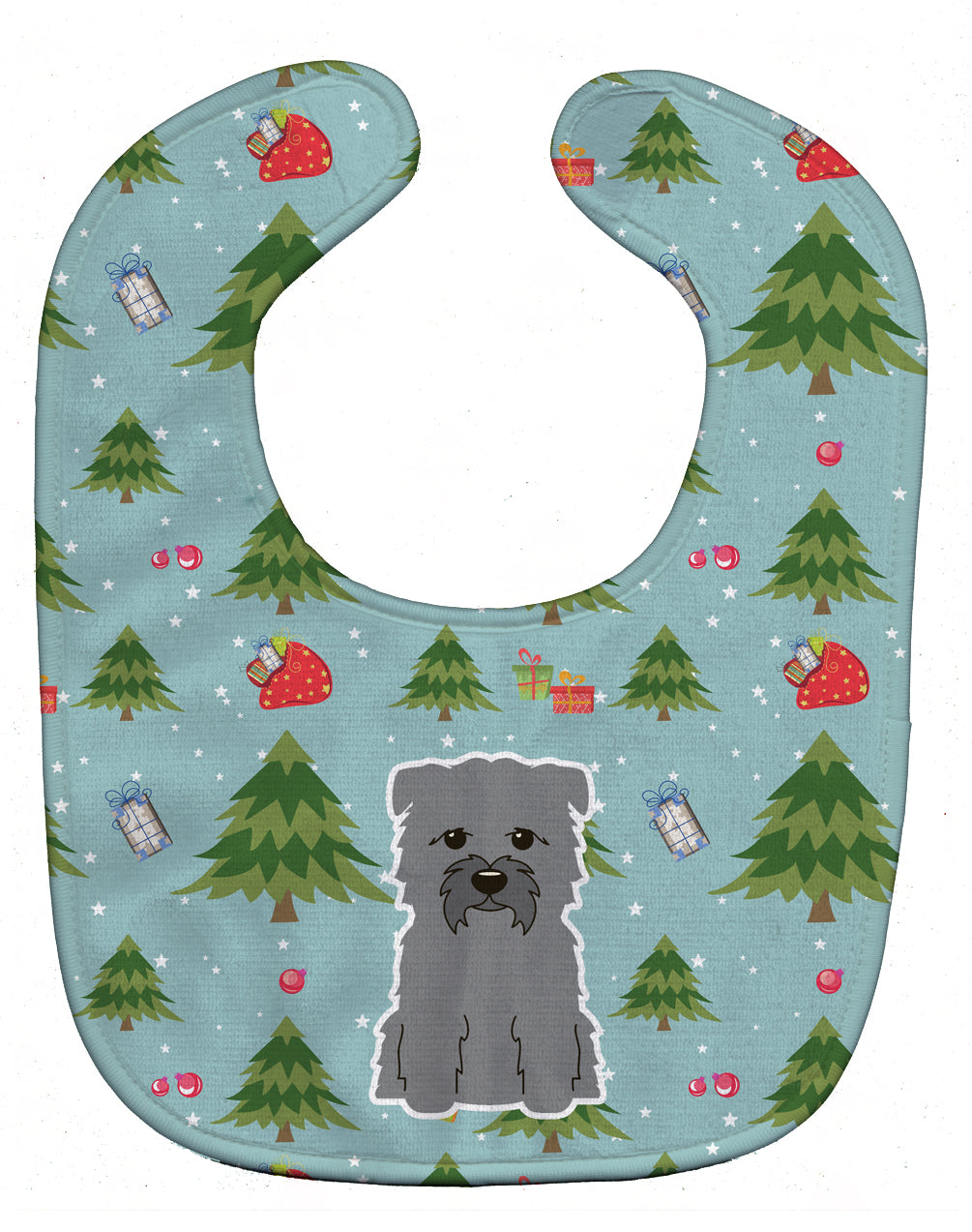 Christmas Glen of Imal Grey Baby Bib BB4719BIB - the-store.com