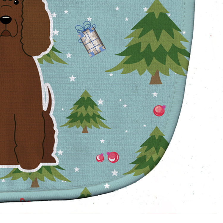 Christmas Irish Water Spaniel Baby Bib BB4723BIB - the-store.com