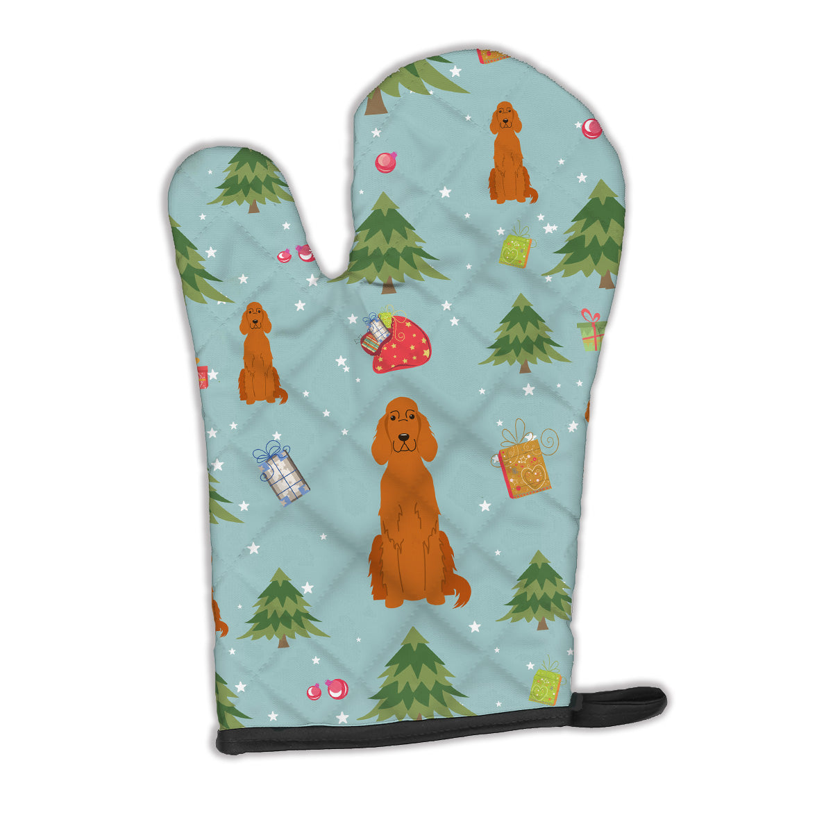 Christmas Irish Setter Oven Mitt BB4724OVMT  the-store.com.