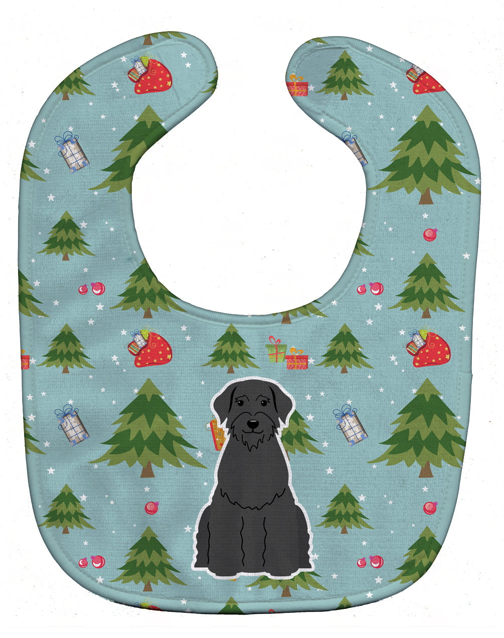 Christmas Giant Schnauzer Baby Bib BB4726BIB - the-store.com