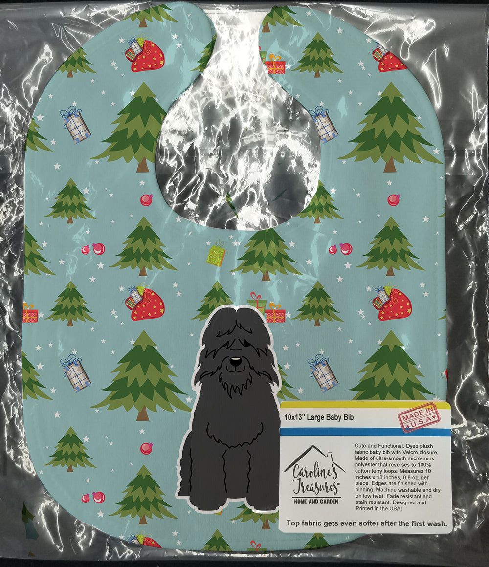 Christmas Bouvier des Flandres Baby Bib BB4734BIB - the-store.com