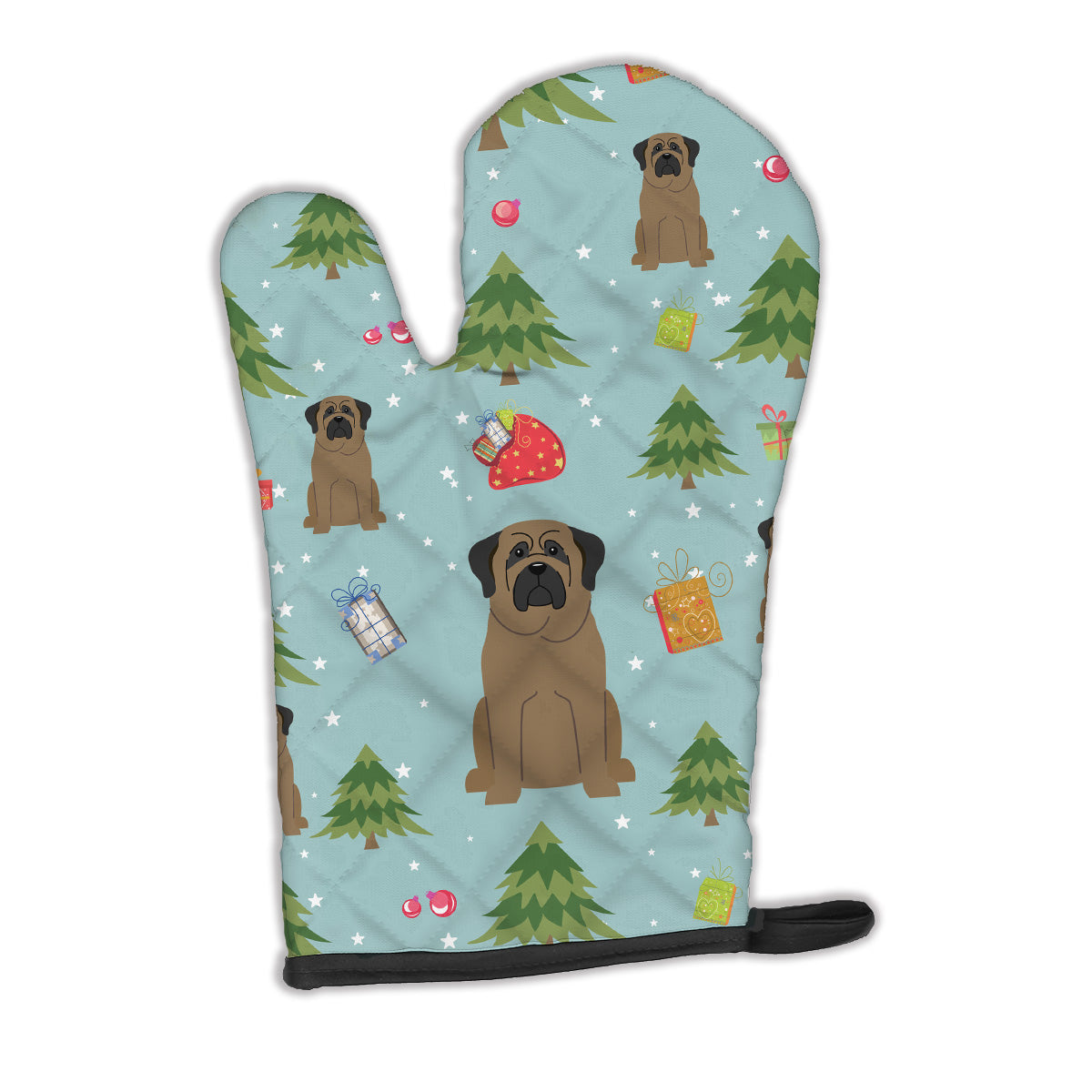 Christmas Bullmastiff Oven Mitt BB4744OVMT  the-store.com.