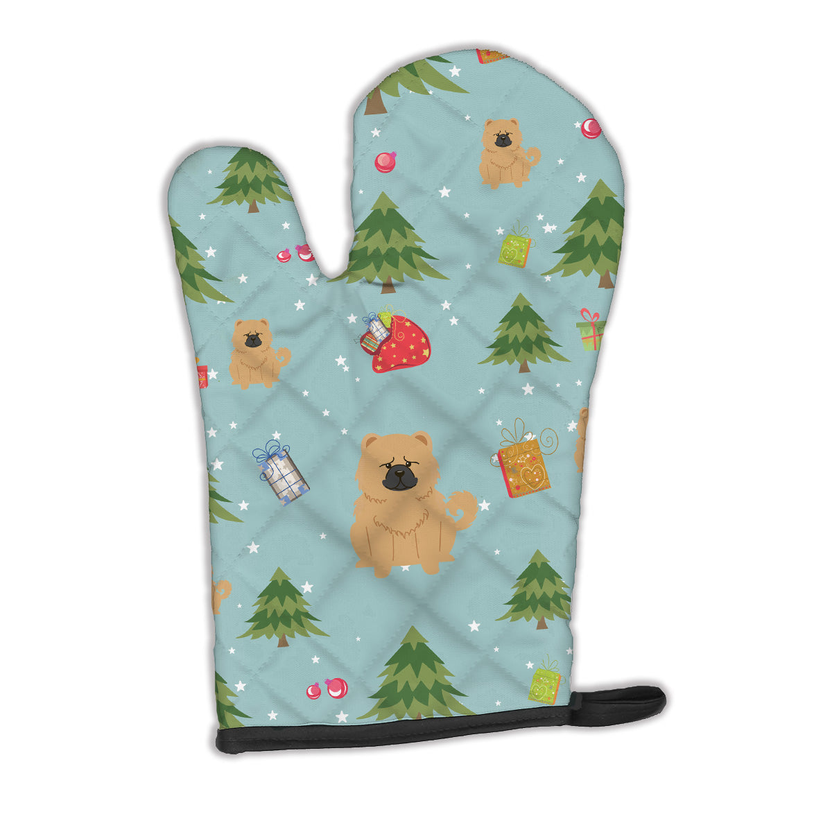 Christmas Chow Chow Cream Oven Mitt BB4804OVMT  the-store.com.