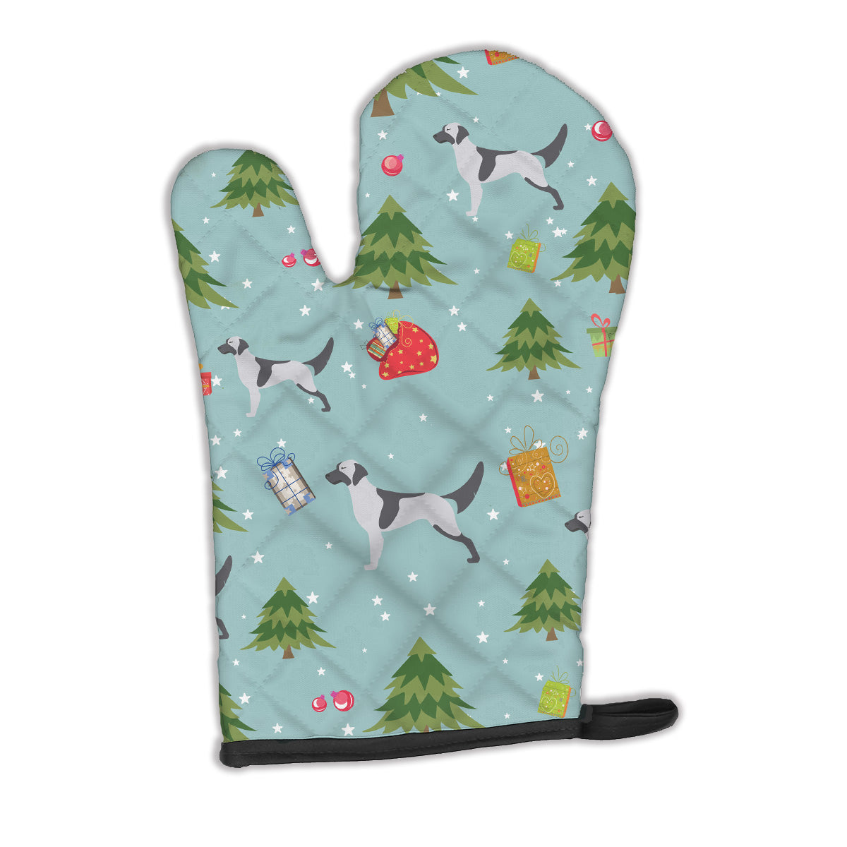 Christmas English Setter Oven Mitt BB4805OVMT  the-store.com.