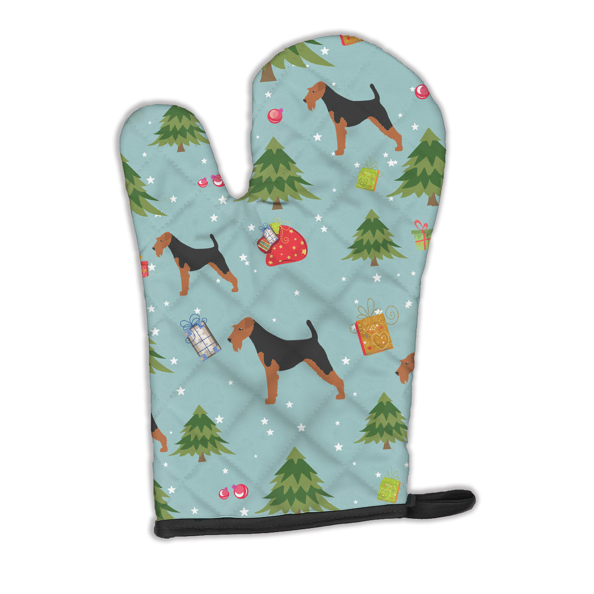 Christmas Welsh Terrier Oven Mitt BB4809OVMT  the-store.com.