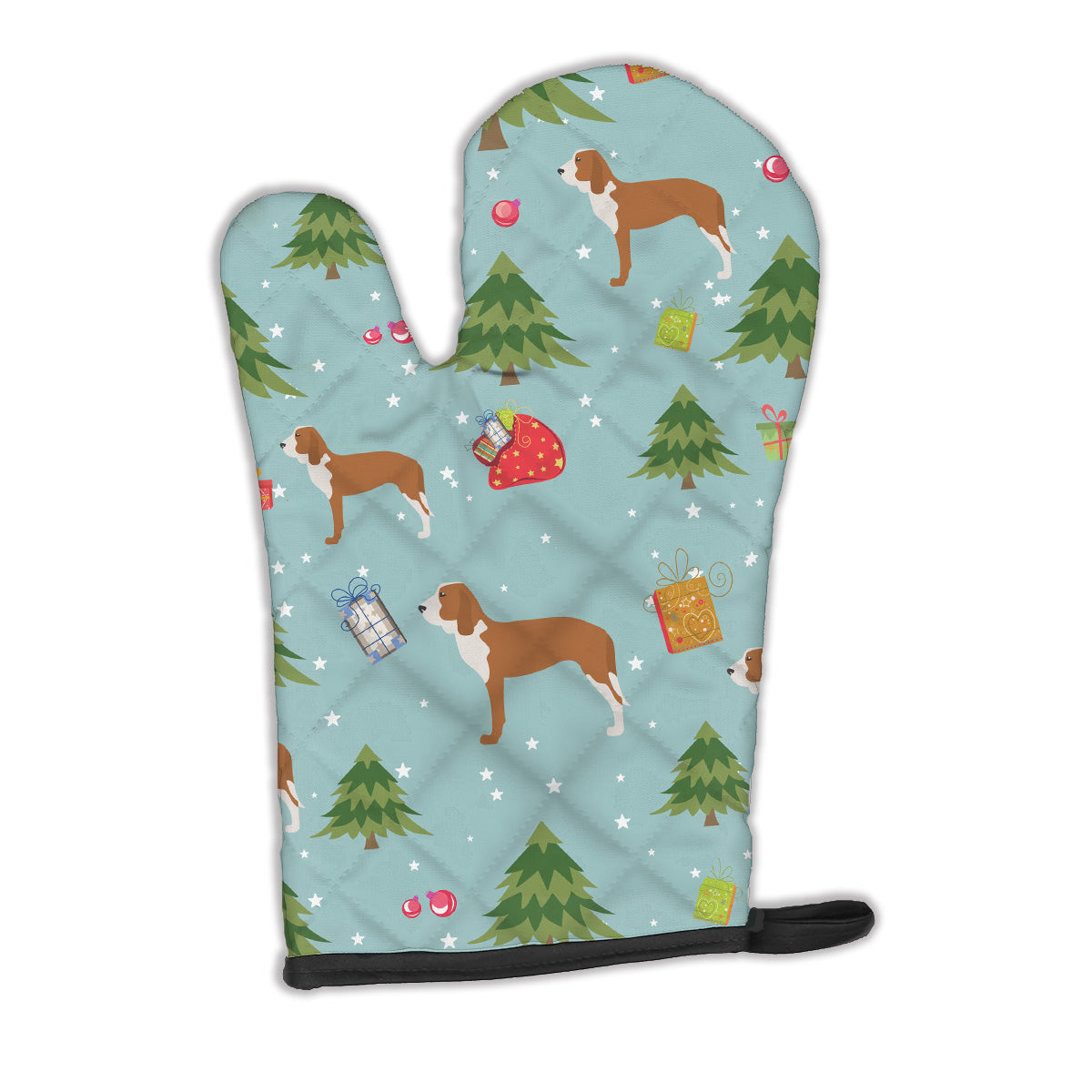 Christmas Spanish Hound Oven Mitt BB4815OVMT  the-store.com.