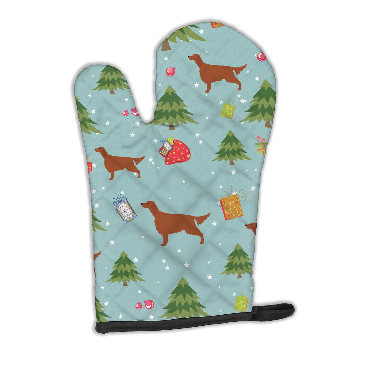 Christmas Irish Setter Oven Mitt BB4817OVMT  the-store.com.