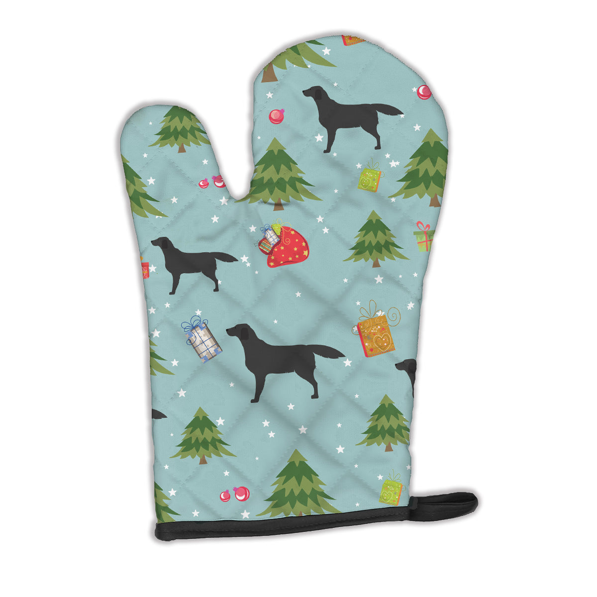 Christmas Black Labrador Retriever Oven Mitt BB4832OVMT  the-store.com.