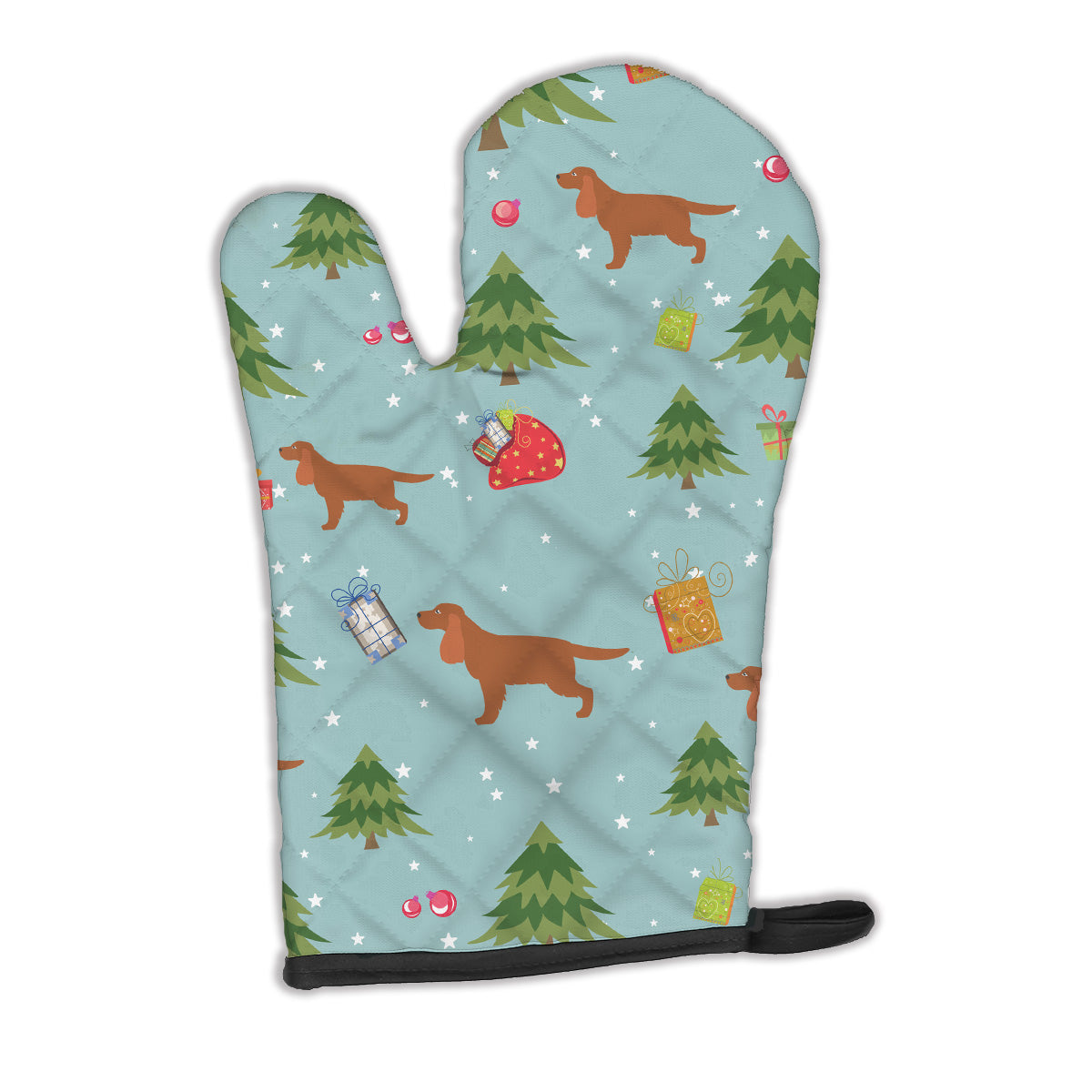 Christmas English Cocker Spaniel Oven Mitt BB4836OVMT  the-store.com.