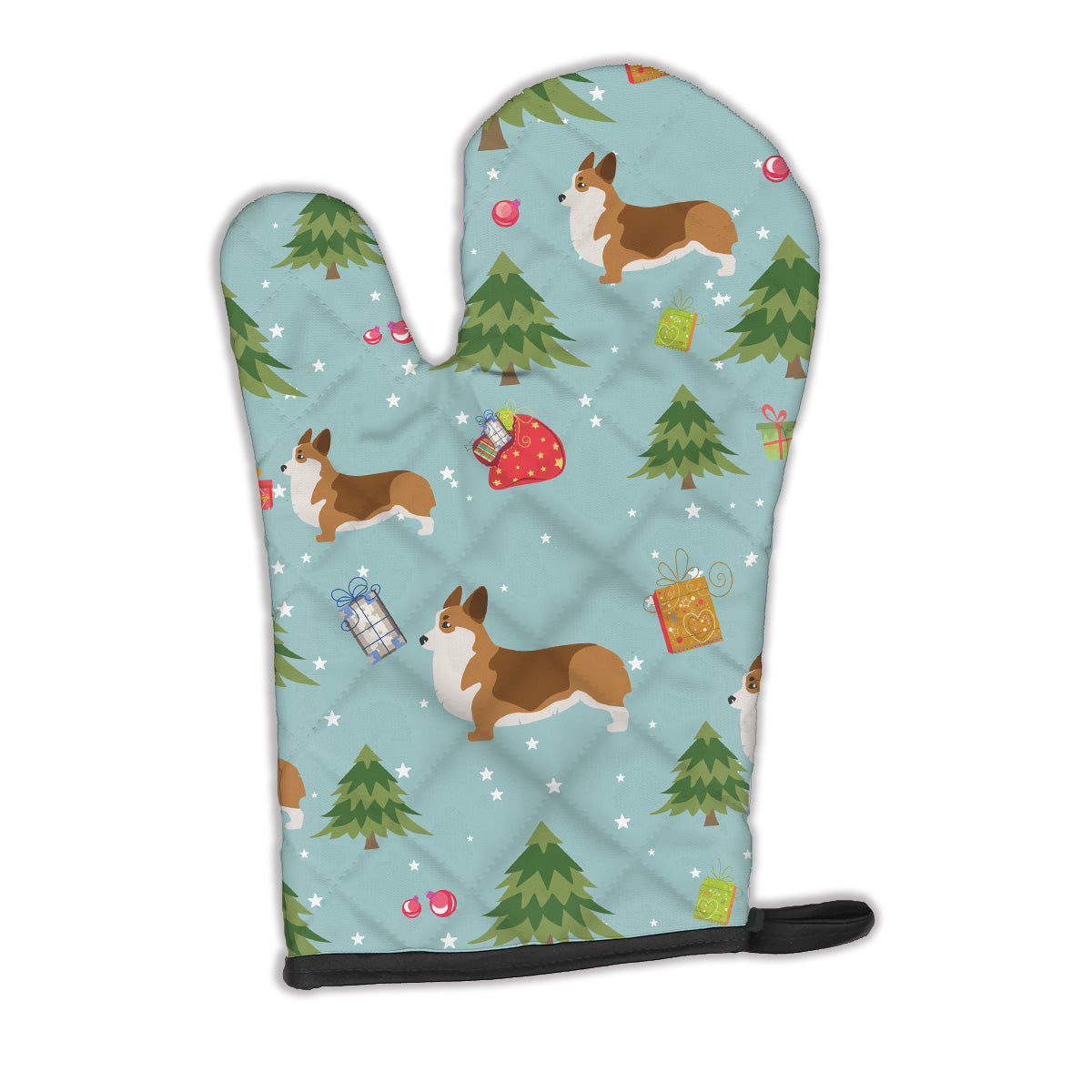 Christmas Corgi Oven Mitt BB4844OVMT  the-store.com.